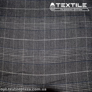 Костюмная ткань Клетка демисезонная 3289D3C4 сизо-серый