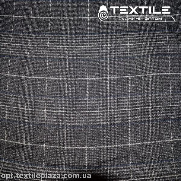 Костюмная ткань Клетка демисезонная 3289D3C4 сизо-серый