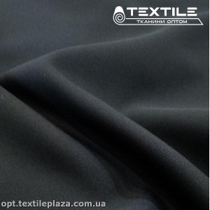 Костюмная ткань Барби однотонная 11014C13 черно-графитовый