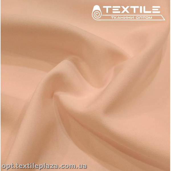Костюмная ткань Барби однотонная 4089C2 светло-персиковый