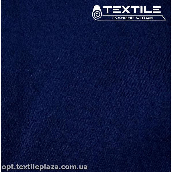 Костюмная ткань однотонная демисезонная 3138C16 темно-синий