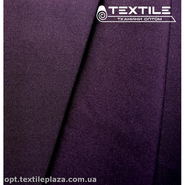 Костюмная ткань Барби однотонная 3753C6 фиолетовый