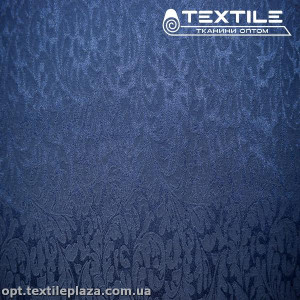 Костюмная ткань Жаккард демисезонная 13093D2C3 узор, синий