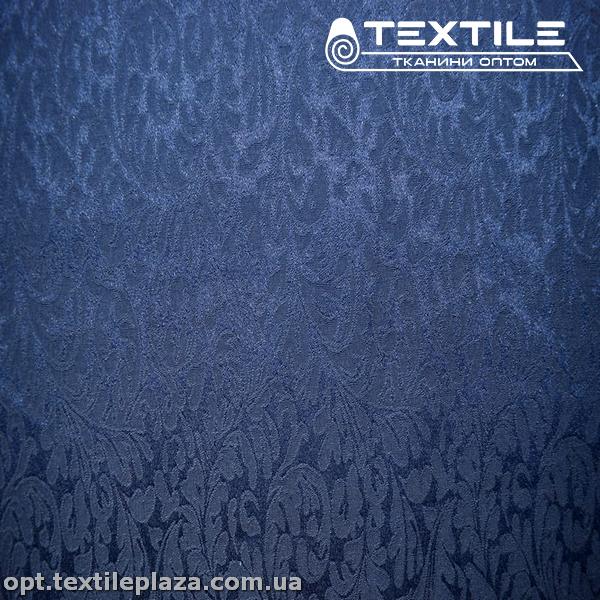 Костюмная ткань Жаккард демисезонная 13093D2C3 узор, синий
