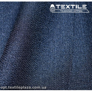 Костюмная ткань Жаккард демисезонная 2740C15 темно-синий