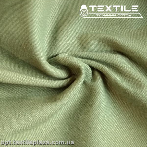 Костюмная ткань однотонная демисезонная 2604C4 светло-нефритовый