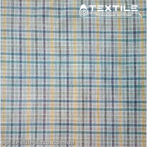Костюмная ткань Клетка демисезонная 3838D8C1 мятно-желтый