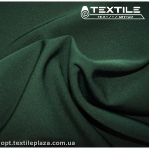 Костюмная ткань Мадонна однотонная 3374D4C4 темно-зеленый