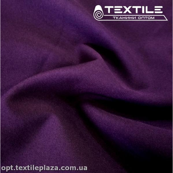 Костюмная ткань Барби однотонная 16641C15 темно-фиолетовый