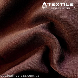 Костюмная ткань Барби однотонная 4177C12 горький шоколад