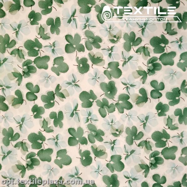 Костюмная ткань SPH-принт цветная 4057D23C3 цветы, белый