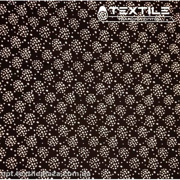 Костюмная ткань SPH-принт цветная 4057D20C1 россыпь, черный