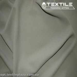 Костюмная ткань Креп однотонная 2653C1 серо-голубой