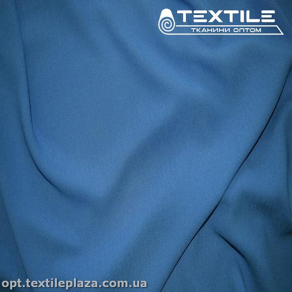 Костюмная ткань Креп однотонная 2653C8 синий