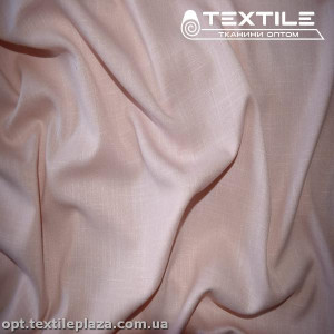 Костюмная ткань Лён 3604C2 светло-розовый