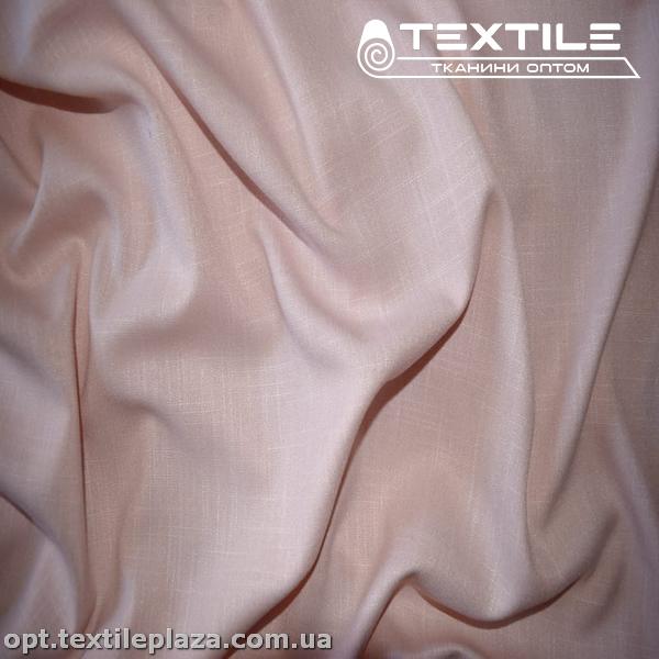 Костюмная ткань Лён 3604C2 светло-розовый