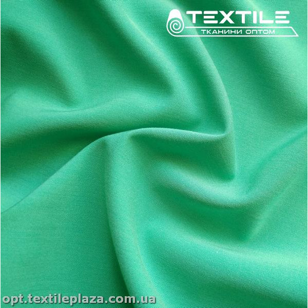 Костюмная ткань Лиза 4027C8 насыщенно-мятный