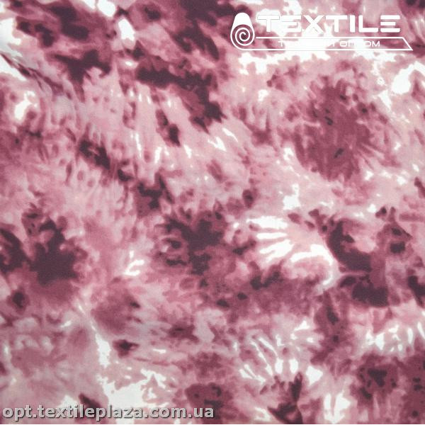 Костюмная ткань CEY-printed цветная 4032D1C1 абстракция, бордовый