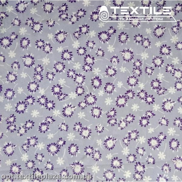 Костюмная ткань CEY-printed цветная 4058D13C2 цветы, сиреневый