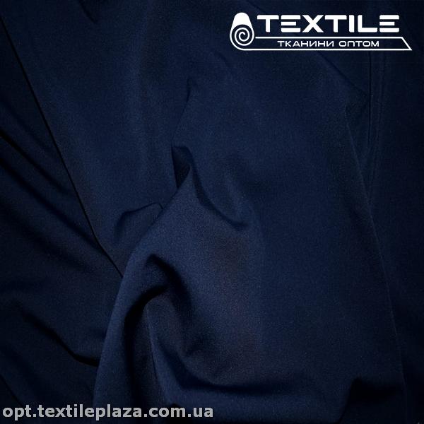 Костюмная ткань однотонная летняя 3102C6 темно-синий