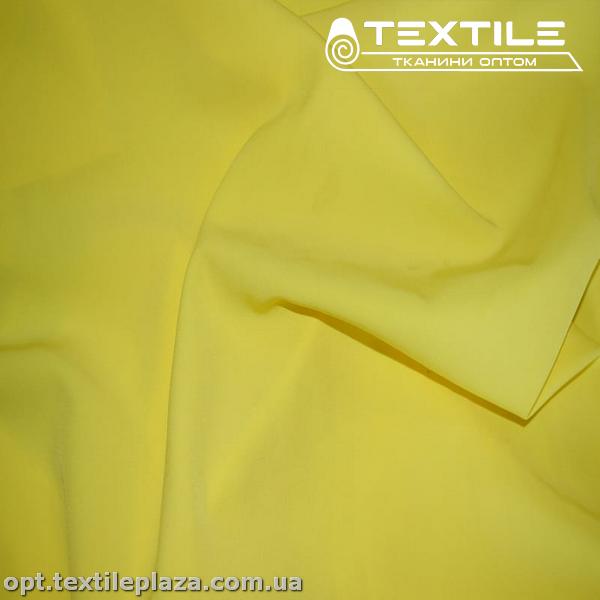 Костюмная ткань однотонная летняя 3186C7 пастельно-желтый