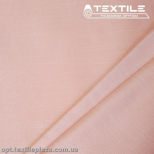Костюмная ткань Лён 3607C2 розовый