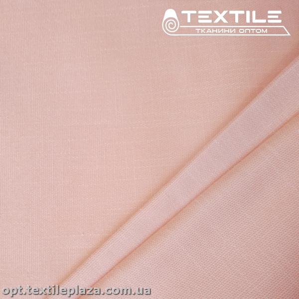 Костюмная ткань Лён 3607C2 розовый