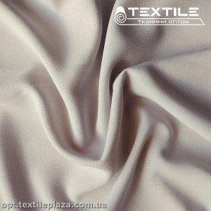 Костюмная ткань Креп однотонная 3530C5 amazon, светло-серый