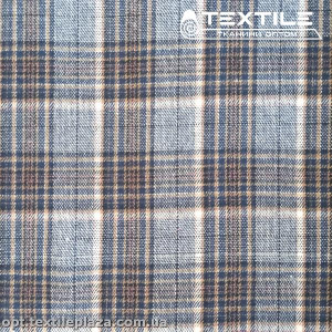 Костюмная ткань Клетка теплая 21001D1C3 синий