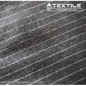 Костюмная ткань Шерсть 3277D1C1 полоска, серый