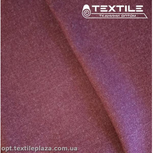 Костюмная ткань однотонная теплая 4068C1 бордовый