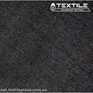 Костюмная ткань Твид 13339D5C2 елочка, черно-белый