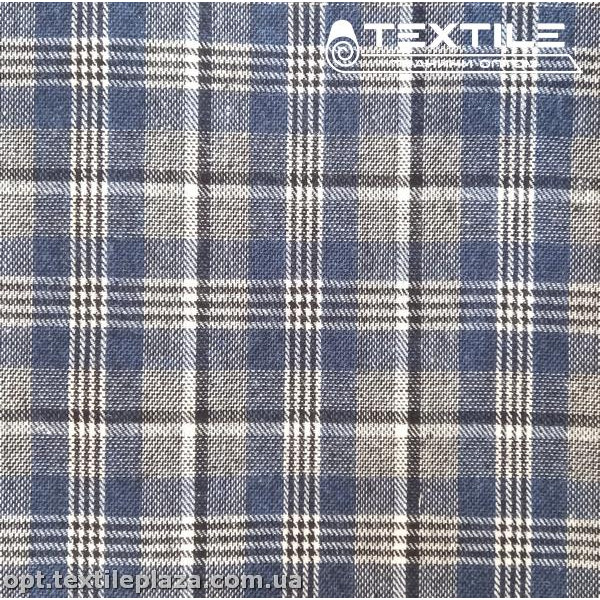 Костюмная ткань Клетка теплая 29135D1C1 сизый