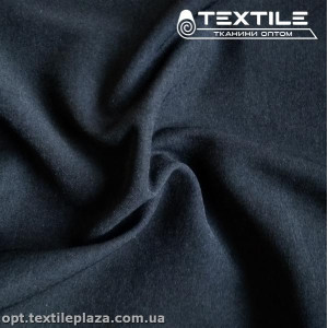 Костюмная ткань однотонная теплая 2021C1 черный
