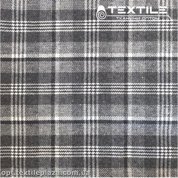 Костюмная ткань Клетка теплая 29135D1C4 серый