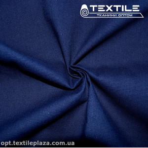 Лён однотонный 3884C13 темно-синий