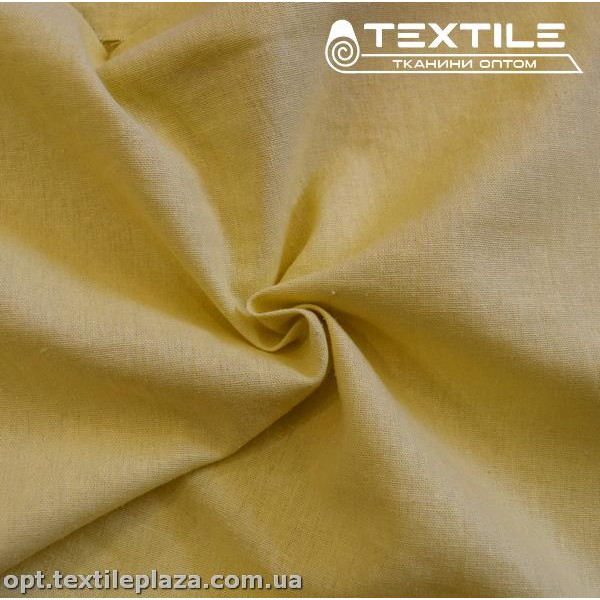 Лён однотонный 2088C10 желтый