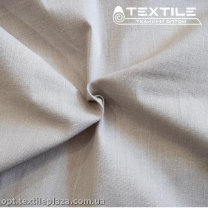 Лён однотонный 3884C4 светло-серый