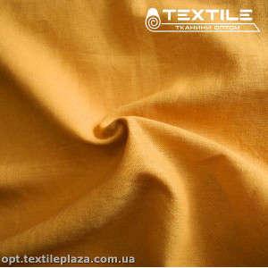Лён однотонный 3887C2 оранжевый