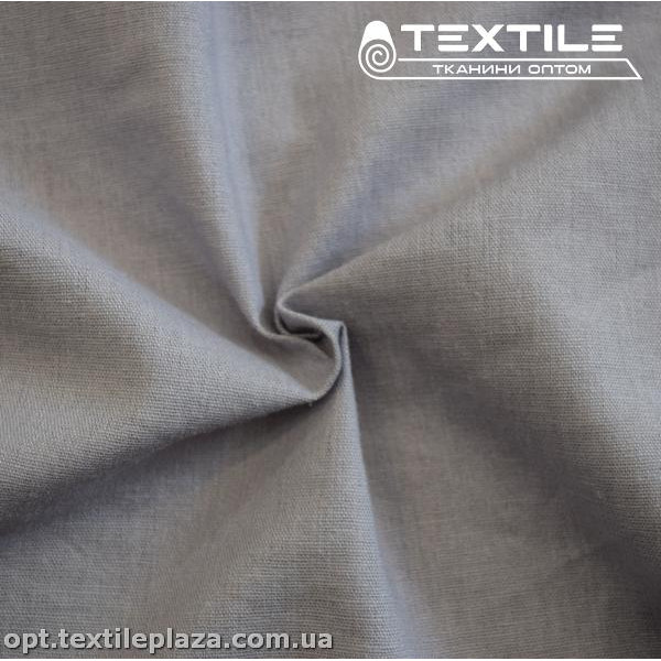 Лён однотонный 2682C3 серый
