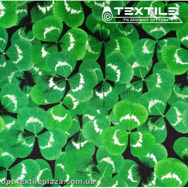 Лён цветной 4028D3C1 листья, черный