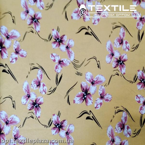 Лён цветной 4062D5C3 цветы, желтый