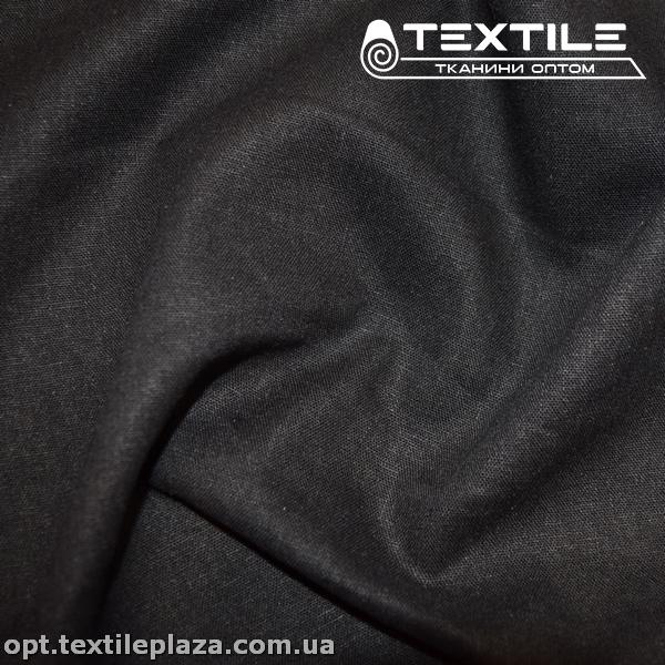 Лён однотонный 4038C24 черный
