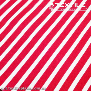 Лён цветной 4062D6C3 полоска, бордовый