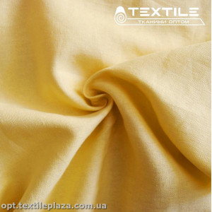 Лён однотонный 3887C3 желтый