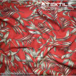 Лён цветной 4071D339C2 листья, оливково-красный