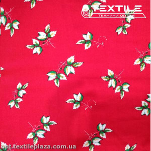 Лён цветной 4062D1C4 листья, красный