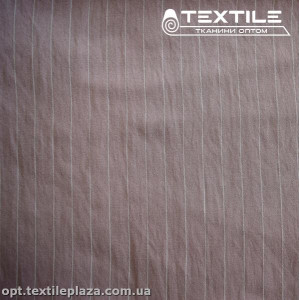 Лён крэш тонкий 3824C3 полоска, пыльно-розовый