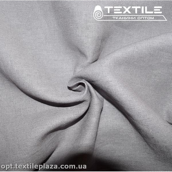 Лён однотонный 3888C7 серый