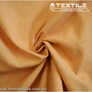 Лён однотонный 3111C14 оранжевый